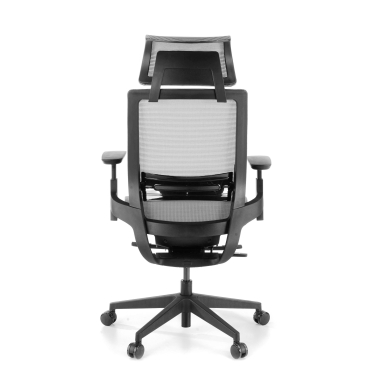 cadeira de escritorio cinza apollo malha mesh bracos regulaveis 3d apoio lombar apoio de cabeca 7