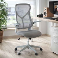 Cadeira de computador Raptor, braços dobráveis, encosto ergonômico