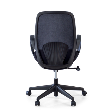 cadeira giratoria preto whisper malha mesh bracos fixos 7