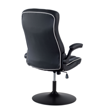 cadeira gaming branco pele sintetica bracos rebativeis 8