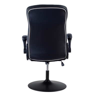 cadeira gaming branco pele sintetica bracos rebativeis 9