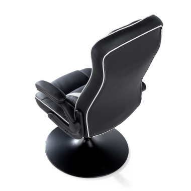 cadeira gaming branco pele sintetica bracos rebativeis 7