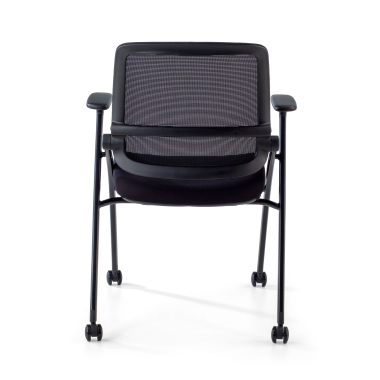 cadeira com palmatoria preto cadeira com rodizios malha mesh bracos moveis 14