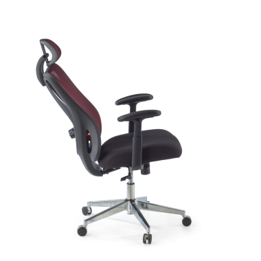 cadeira ergonomica vermelho matrix malha mesh bracos moveis apoio lombar apoio de cabeca 4