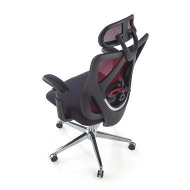 cadeira ergonomica vermelho matrix malha mesh bracos moveis apoio lombar apoio de cabeca 8