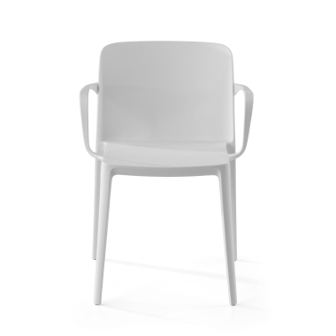 cadeira sala de espera branco loop plastico bracos fixos 3