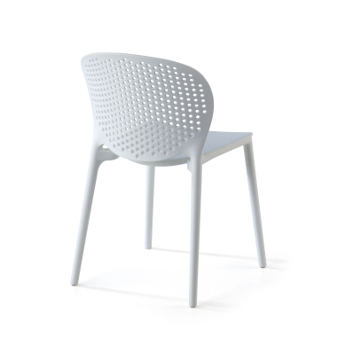 cadeira sala de espera branco tango plastico sem bracos 7