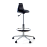 Banco de trabalho com encosto Polytec, ergonómico