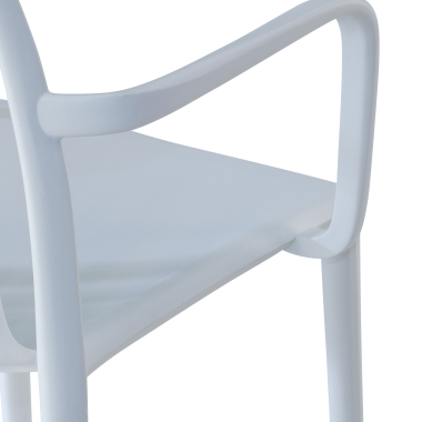 cadeira sala de espera branco omnia plastico bracos fixos 6