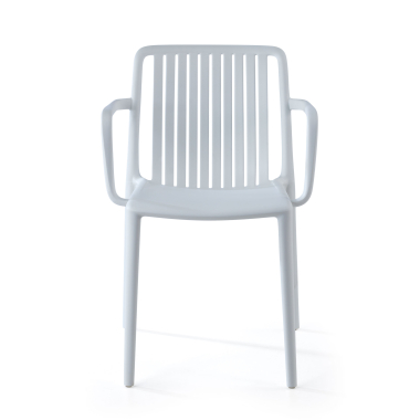 cadeira sala de espera branco omnia plastico bracos fixos 2