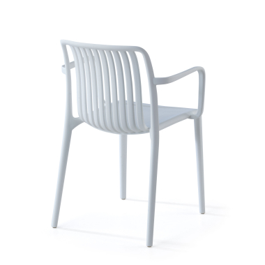 cadeira sala de espera branco omnia plastico bracos fixos 4