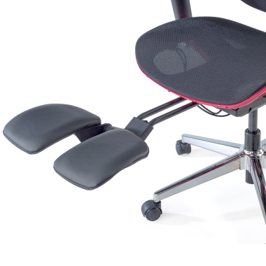 cadeira ergonomica vermelho erghos x2 malha mesh bracos regulaveis 5d apoio lombar duplo apoio de cabeca apoio de pes extensivel 10