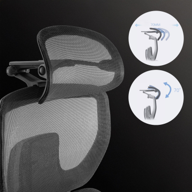 cadeira ergonomica preto erghos x4 pro malha mesh bracos regulaveis 6d apoio lombar duplo apoio de cabeca apoio de pes extensivel 8