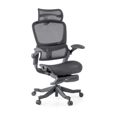 cadeira ergonomica preto erghos x1 malha mesh bracos regulaveis 3d apoio lombar duplo apoio de cabeca 12
