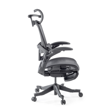 cadeira ergonomica preto erghos x1 malha mesh bracos regulaveis 3d apoio lombar duplo apoio de cabeca 13