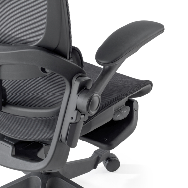 cadeira ergonomica preto erghos x1 malha mesh bracos regulaveis 3d apoio lombar duplo apoio de cabeca 8