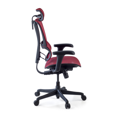 cadeira ergonomica vermelho cadeira de escritorio malha mesh bracos regulaveis 3d apoio lombar apoio de cabeca 7