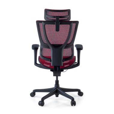 cadeira ergonomica vermelho cadeira de escritorio malha mesh bracos regulaveis 3d apoio lombar apoio de cabeca 5