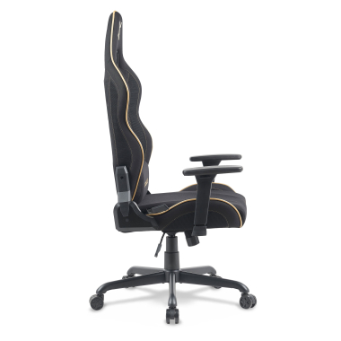 cadeira gaming preto breeze tecido bracos moveis almofada de apoio de cabeca apoio de cabeca 6