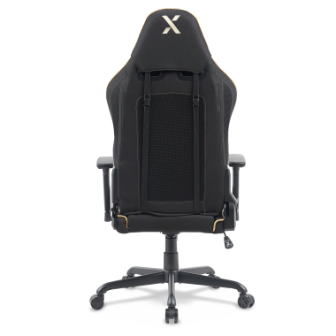 cadeira gaming preto breeze tecido bracos moveis almofada de apoio de cabeca apoio de cabeca 8
