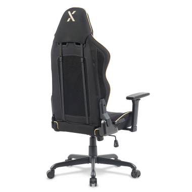 cadeira gaming preto breeze tecido bracos moveis almofada de apoio de cabeca apoio de cabeca 10