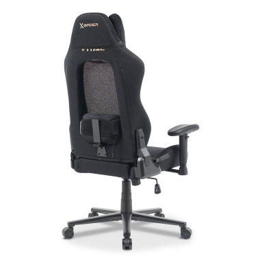 cadeira gaming preto vital tecido bracos moveis almofada de apoio de cabeca apoio de cabeca 11