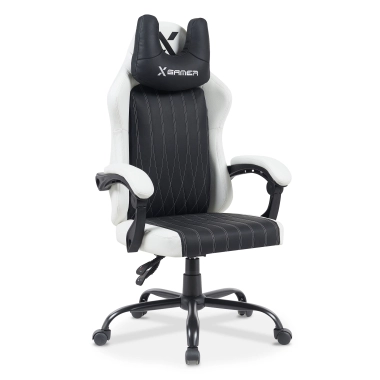 Cadeira gamer Titan com braços dobráveis, acolchoada