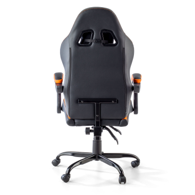 cadeira gaming laranja mist pele sintetica bracos rebativeis almofada de apoio de cabeca apoio de cabeca 8