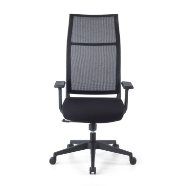 cadeira ergonomica preto stay malha mesh bracos moveis 6
