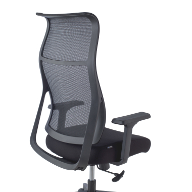cadeira ergonomica preto stay malha mesh bracos moveis 3
