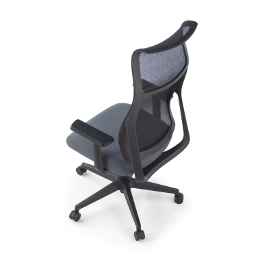 cadeira ergonomica cinza stay malha mesh bracos moveis 7