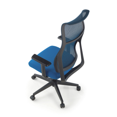 cadeira ergonomica azul stay malha mesh bracos moveis 8