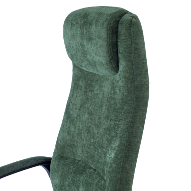 poltrona de escritorio verde denmark tecido bracos estofados apoio de cabeca 6