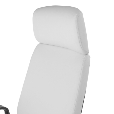 poltrona de escritorio branco saranto pele sintetica bracos fixos 8