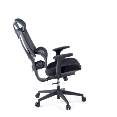 cadeira ergonomica preto essenza malha mesh bracos regulaveis 3d apoio lombar duplo apoio de cabeca 9