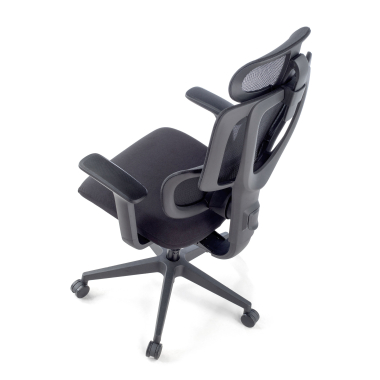 cadeira ergonomica preto essenza malha mesh bracos regulaveis 3d apoio lombar duplo apoio de cabeca 10