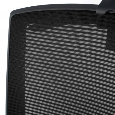 cadeira ergonomica preto estrutura negra reposacabecas malha mesh bracos regulaveis 1d apoio lombar apoio de cabeca 9