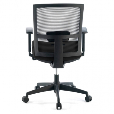 cadeira ergonomica preto estrutura preta malha mesh bracos regulaveis 1d apoio lombar 7