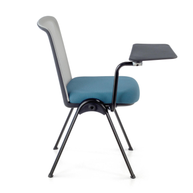 cadeira com palmatoria azul atril de escritorio malha mesh sem bracos 7