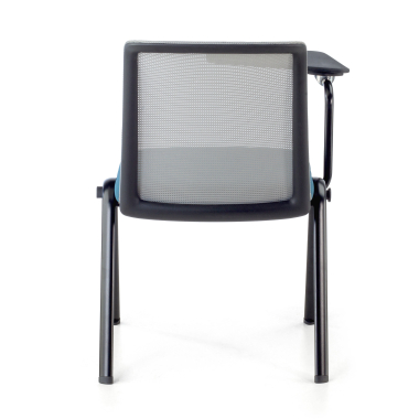 cadeira com palmatoria azul atril de escritorio malha mesh sem bracos 9