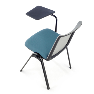 cadeira com palmatoria azul atril de escritorio malha mesh sem bracos 10