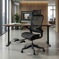 Cadeira ergonômica com apoio de cabeça Erghos X1, homologada