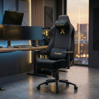 Cadeira gaming ergonómica em tecido Forge, almofada magnética