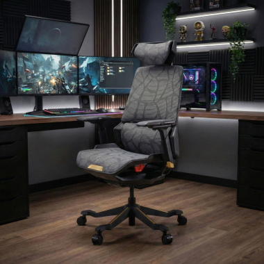 cadeira gaming amarelo blooddragon malha mesh bracos regulaveis 6d apoio lombar apoio de cabeca 2