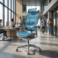 Cadeira executiva ergonomica Ergohuman Elite, Estrutura branca