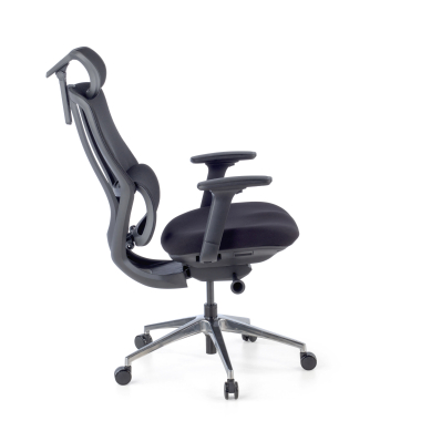 cadeira ergonomica preto aeroflow estrutura negra malha mesh bracos regulaveis 3d apoio lombar duplo apoio de cabeca 7