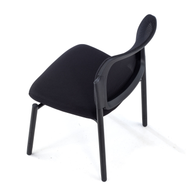 cadeira de visitante preto sem bracos malha mesh sem bracos 9