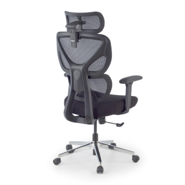 cadeira ergonomica preto erghos air tecido bracos regulaveis 3d apoio lombar apoio de cabeca 11