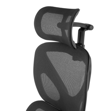 cadeira ergonomica preto erghos air tecido bracos regulaveis 3d apoio lombar apoio de cabeca 12