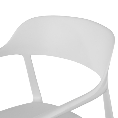 cadeira sala de espera branco riga plastico sem bracos 5